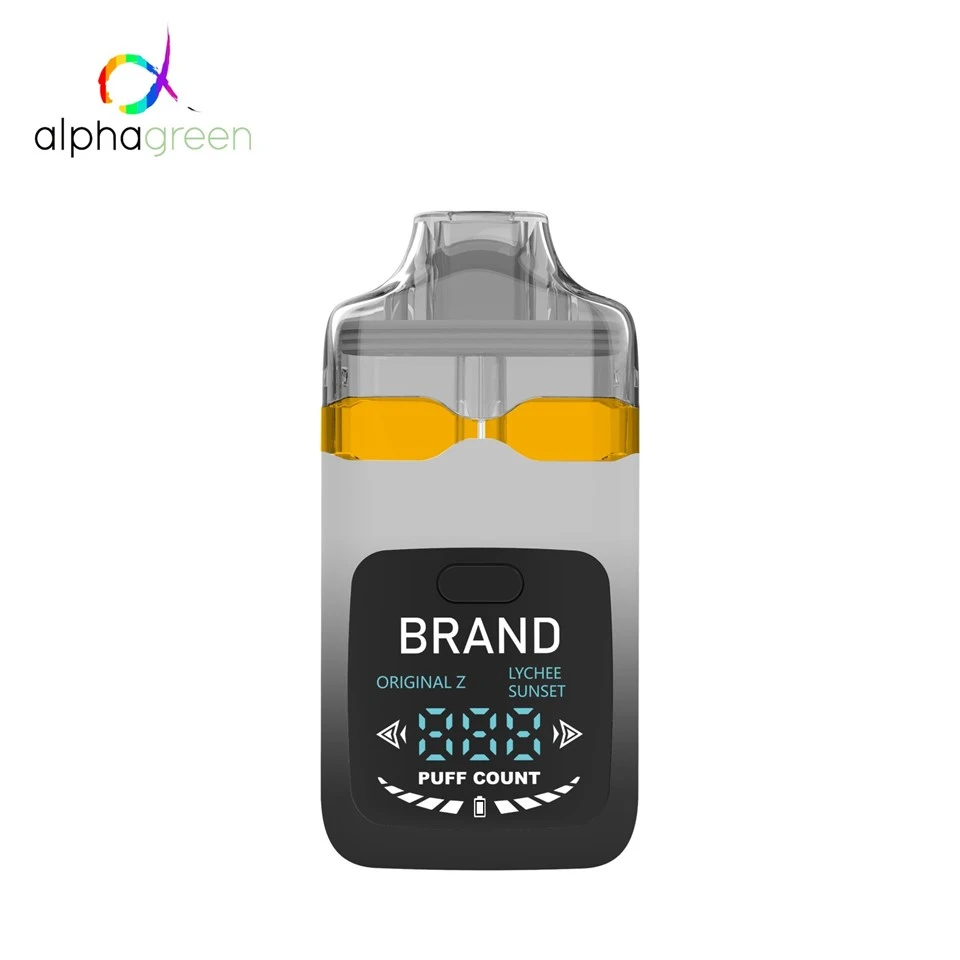Dual Chamber 1ml+1ml/1.5ml+1.5ml Disposable Hemp Vape With Digital Screen factory